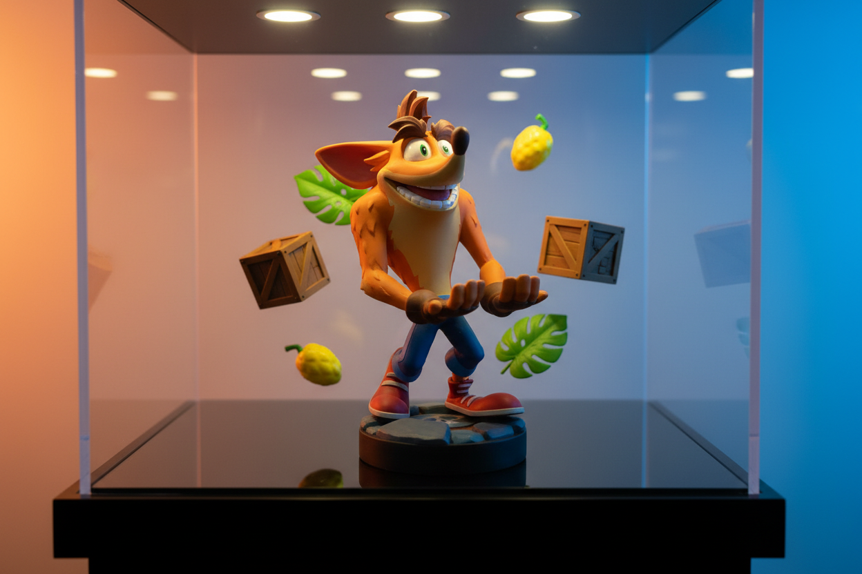 (Précommande) Figurine Cable Guy support Crash Bandicoot 4 21cm