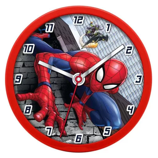 (Précommande)Horloge murale Spiderman 25 cm