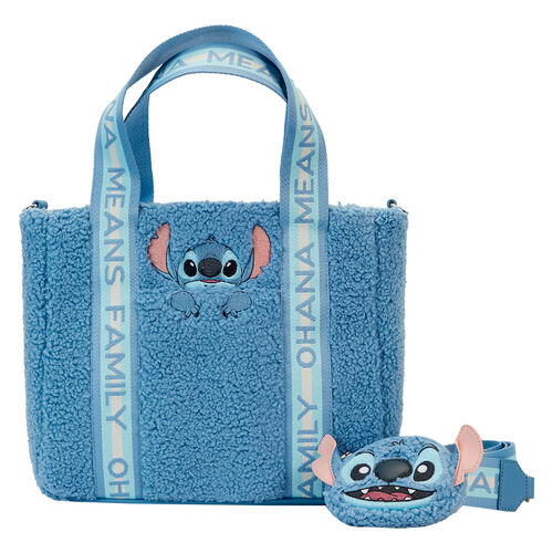 Sac en peluche + porte-monnaie Stitch Disney Loungefly