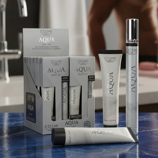 Coffret Homme AQUA (Crème Corps 35 ml + Parfum 35 ml)