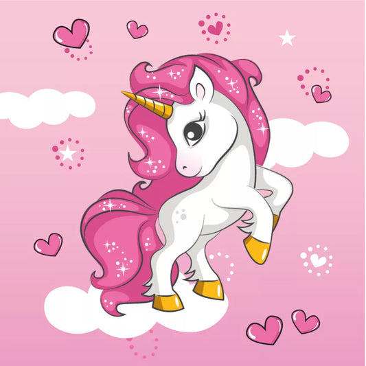 (Précommande) Serviette spéciale Licorne 30x30cm