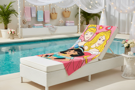 Serviette de plage séchage rapide - Princesses