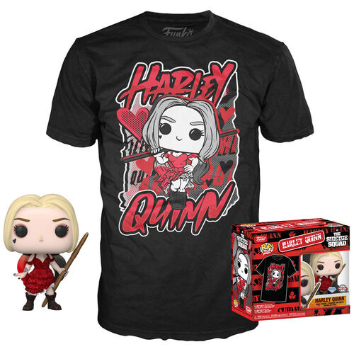 Coffret de figurines Harley Quinn POP & Tee DC Comics Suicide Squad