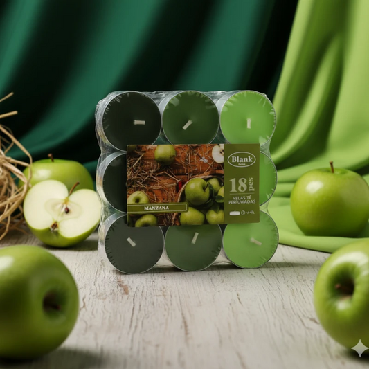 18 bougies plates pomme