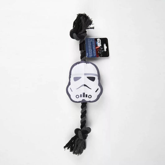 (Précommande) Jouet couineur en peluche et corde pour chien Star Wars