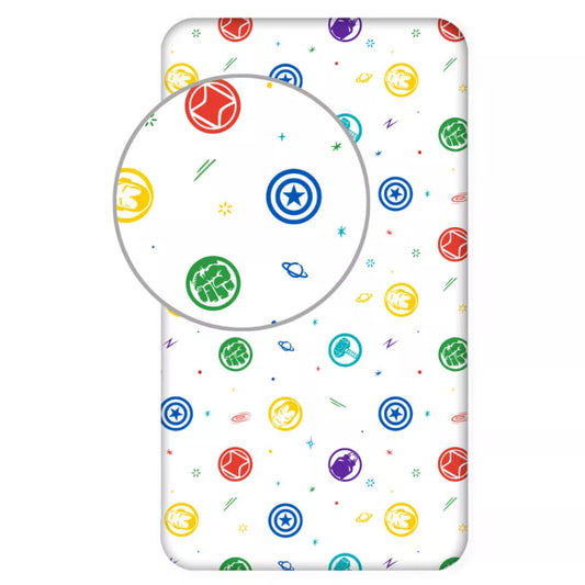 Drap housse 1 personne Avengers