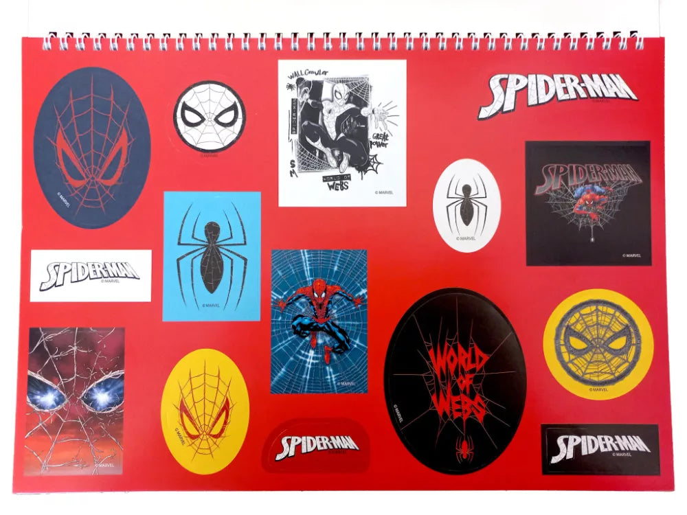 (Précommande) Carnet de croquis à spirale A/4 Spiderman