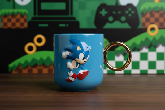 (Précommande) Tasse 3D Sonic le Hérisson 350 ml