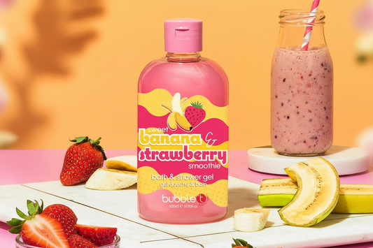 Gel douche - smoothie banane et fraise