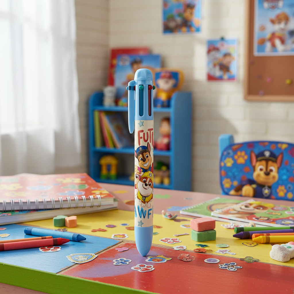 (Précommande) Stylo 6 couleurs Pat Patrouille