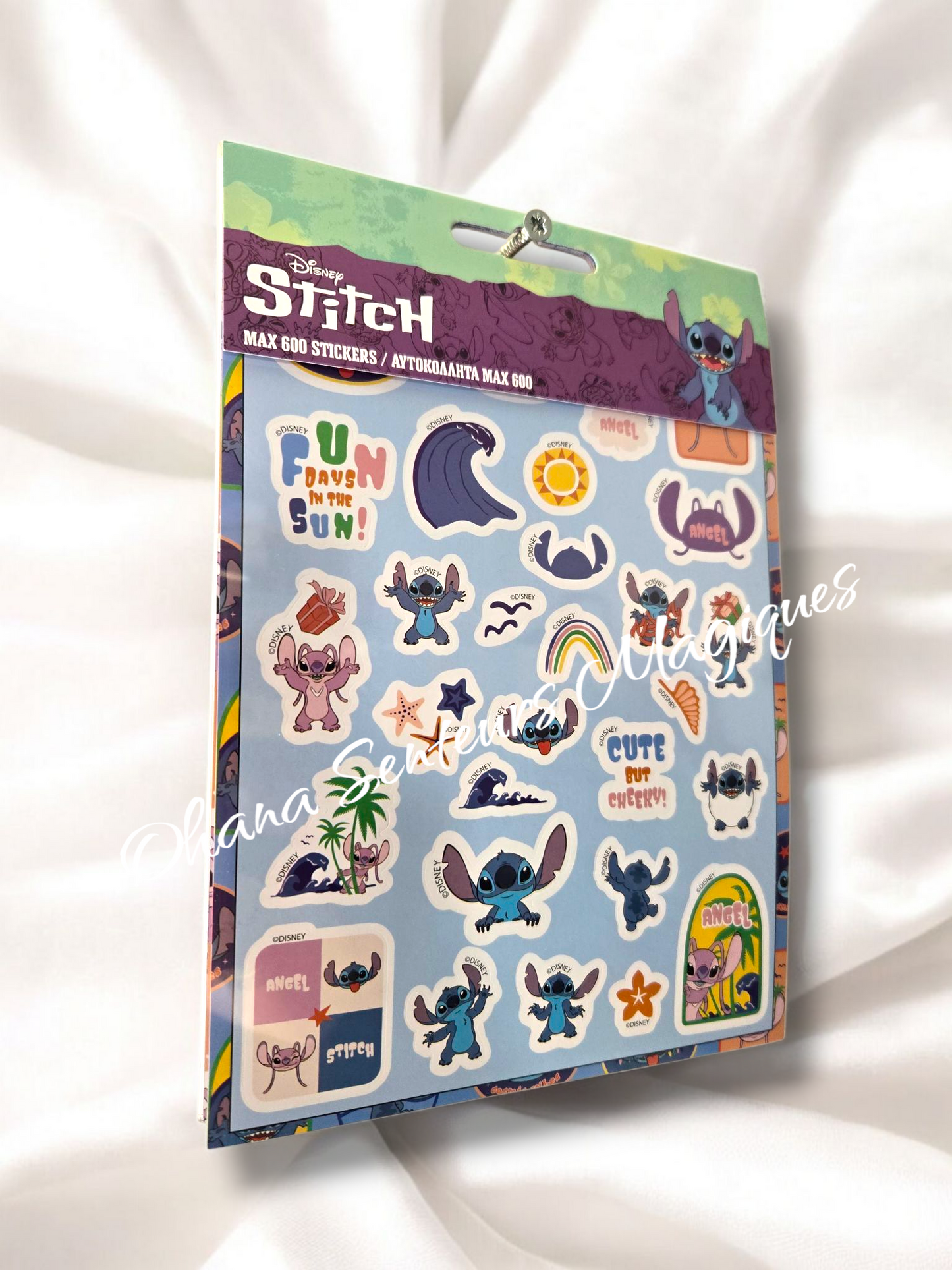 Ensemble de 600 autocollants - Stitch