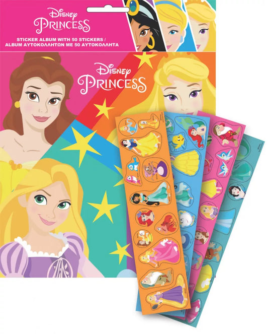 Album et 50 autocollants Princesses