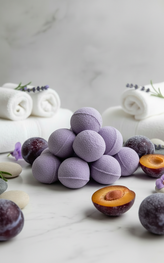 Mini boule de bains - Prune Sucrée & Givrée