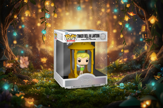 (Précommande) Figurine Disney Peter Clochette dans une lanterne POP Deluxe