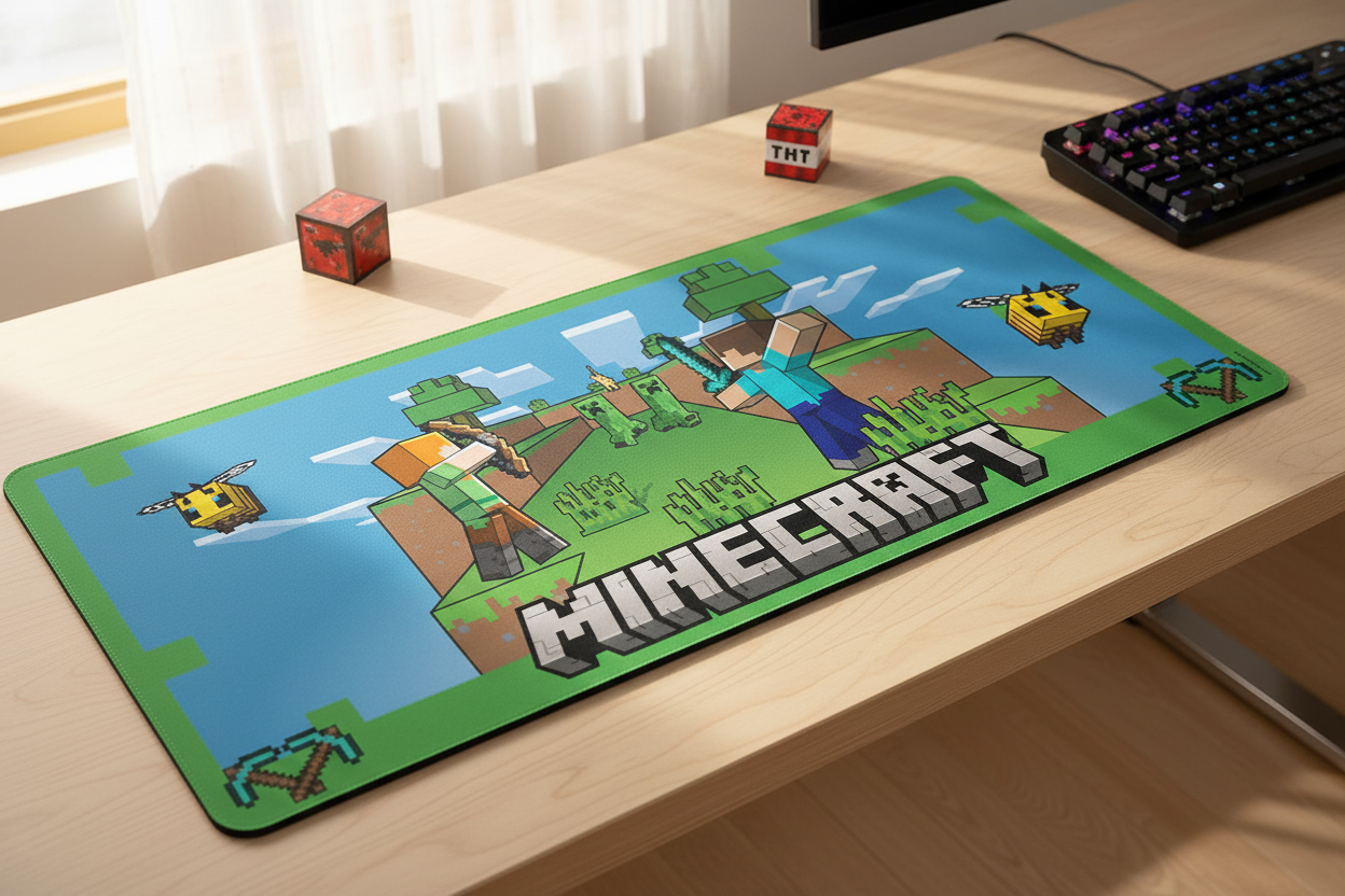 (Précommande) Tapis de souris de jeu Minecraft