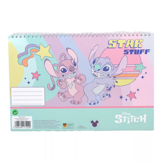 (Précommande) Carnet de croquis à spirale A/4 Stitch 30 feuilles