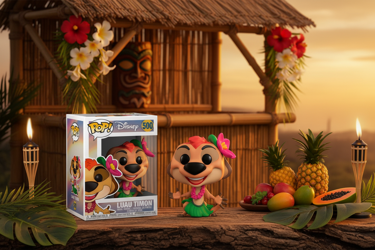 (Précommande) Figurine POP Disney Le Roi Lion Luau Timon
