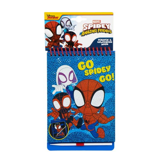 Livre de coloriage et d’images à gratter Spidey