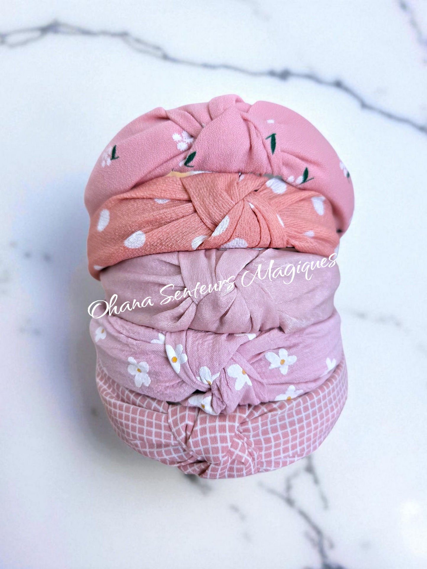Serre tête roses