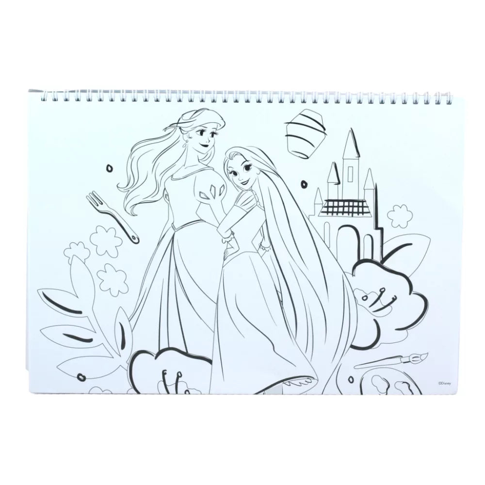 (Précommande) Carnet de croquis à spirale A/4 Princesses