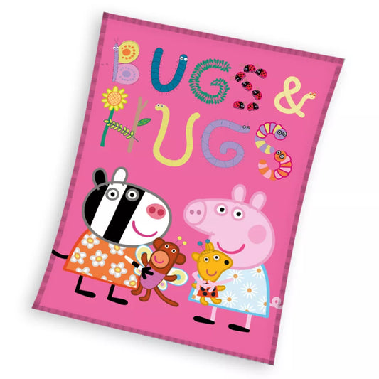 (Précommande) Couverture polaire corail Peppa Pig 110x140cm