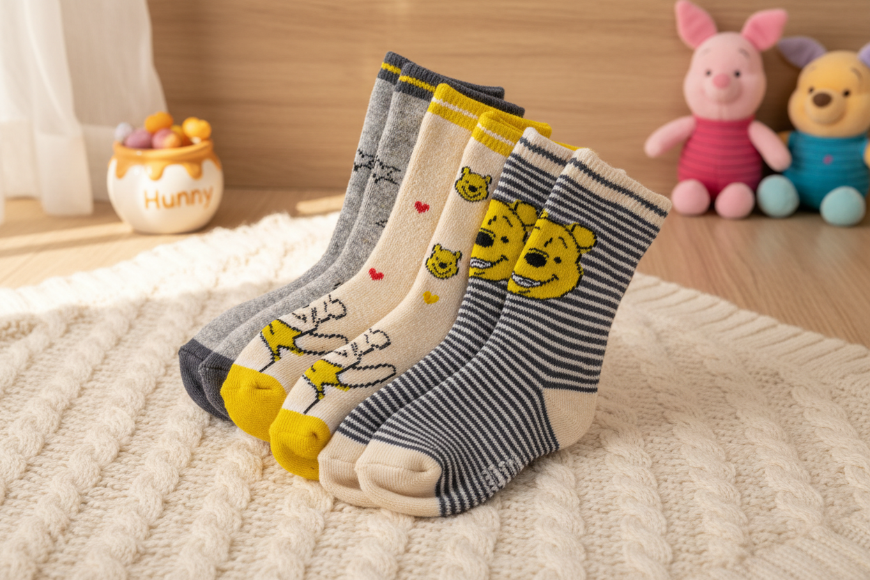 (Précommande) Chaussettes bébé Disney Winnie l'ourson 62/68
