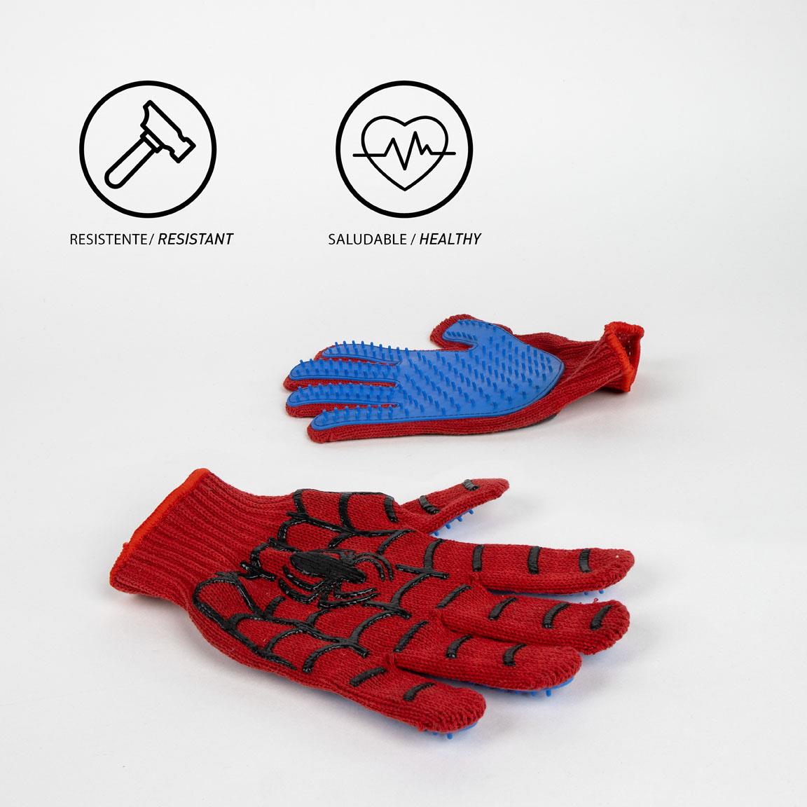 Gant de brosse pour animaux Spiderman