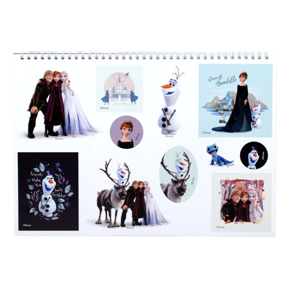 (Précommande) Carnet de croquis à spirale A/4 Reine des neiges