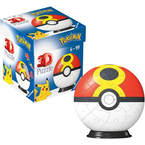 (Précommande) Puzzle 3D Poké Ball Pokémon 54 pièces