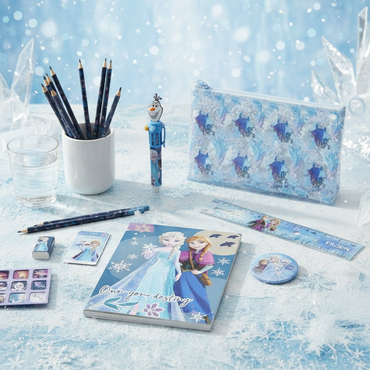 (Précommande) Ensemble de papeterie Reine des neiges