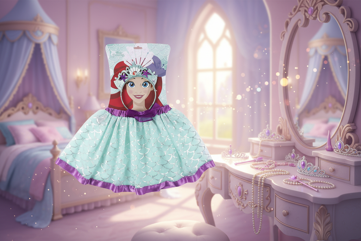 (Précommande) Ensemble bandeau + tutu Disney La Petite Sirène