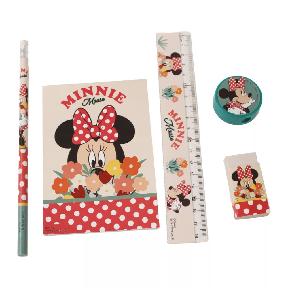 (Précommande) Ensemble de papeterie Minnie 5 pièces
