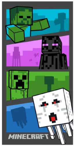 Serviette de bain Minecraft