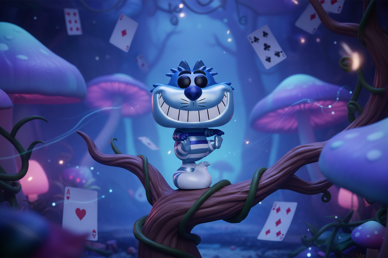 (Précommande) Figurine POP métallique Disney Make a Wish Cheshire Cat