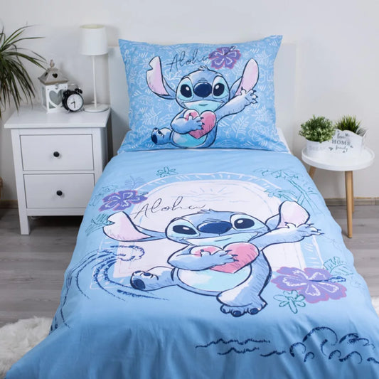 Parure de lit 1 personne Stitch