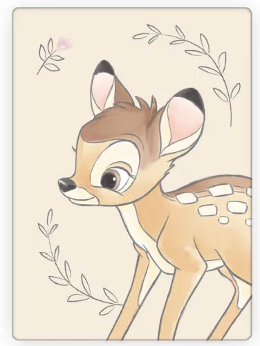 Plaid polaire 100x140cm Bambi