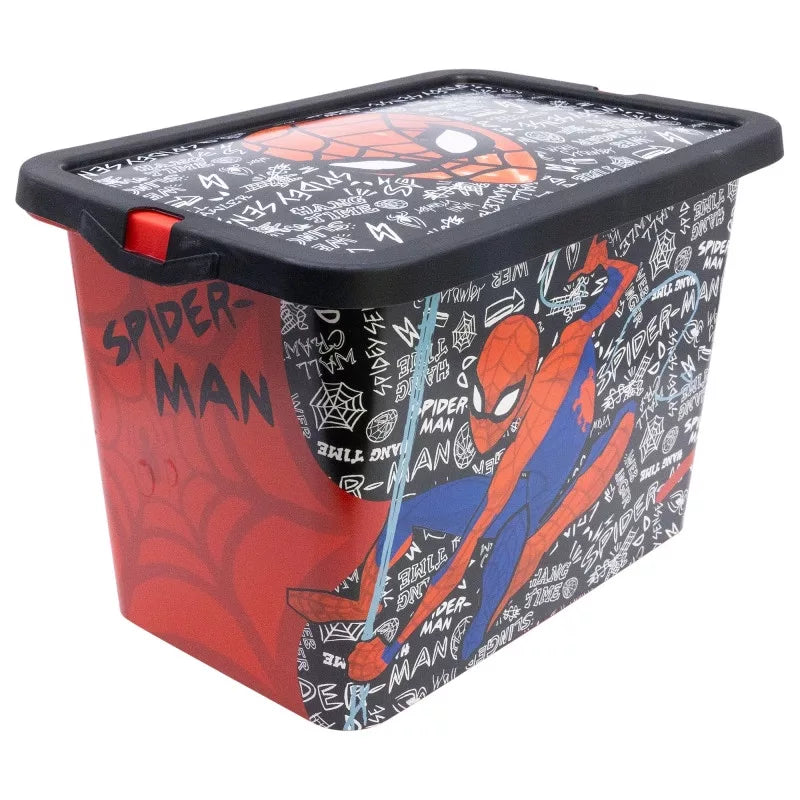 (Précommande) Boîte de rangement en plastique Spiderman 7L
