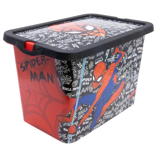 (Précommande) Boîte de rangement en plastique Spiderman 7L