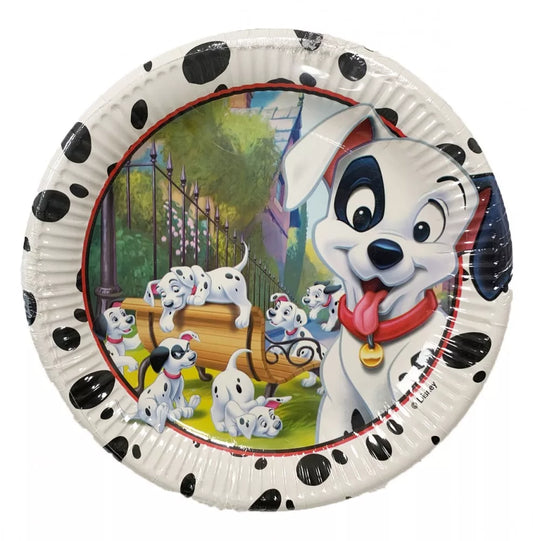 Assiettes en carton Dalmatiens 23cm