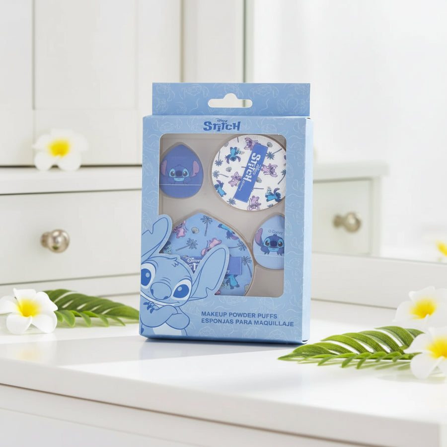 Ensemble de 4 éponges à maquillage Stitch