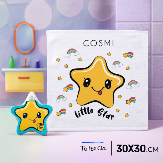 Serviette 30x30 cm compressée