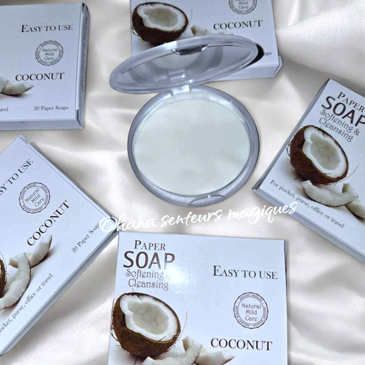 Feuilles de savon - Noix de coco