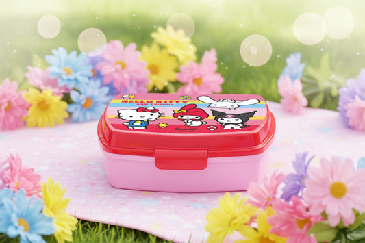 (Précommande) Boîte à sandwich en plastique amusante Hello Kitty et ses amis