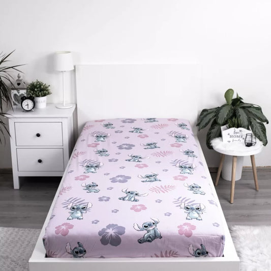 Drap housse 1 personne Stitch