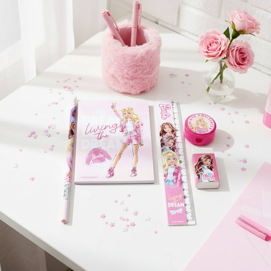 (Précommande) Ensemble de papeterie Barbie 5 pièces