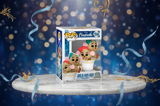 (Précommande) Figurine POP Disney Cendrillon Jaq et Gus