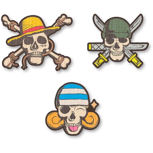 Lot de 3 patch One Piece