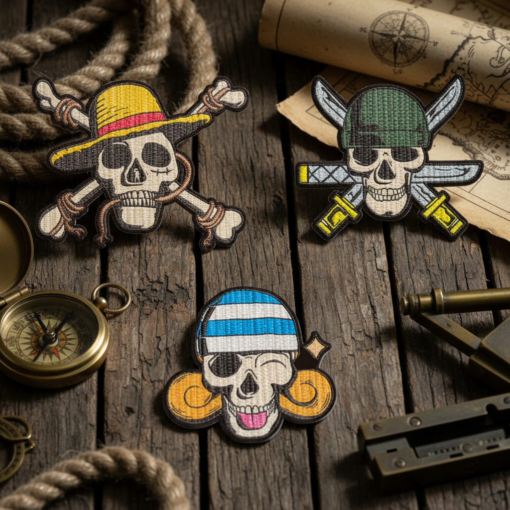 (Précommande) Lot de 3 patchs One Piece