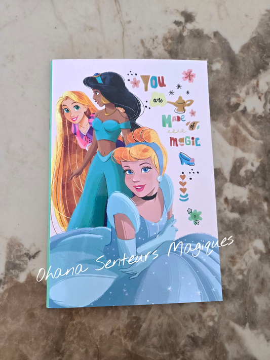 Cahier ligné 40 feuilles B/5 - Princesses