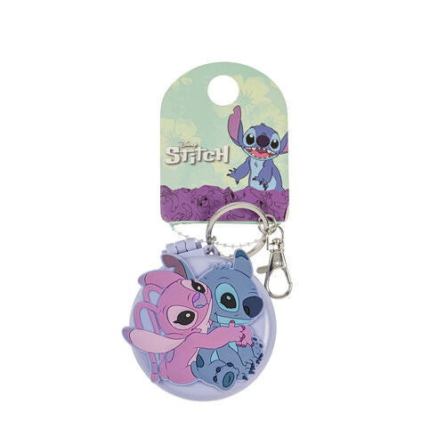 Porte-clés Disney Brosse et Miroir Stitch & Angel